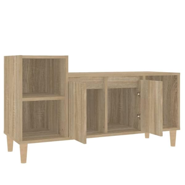 vidaXL TV-skåp sonoma-ek 100x35x55 cm konstruerat trä