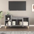 Miniatyrbilde 3 av 10: vidaXL TV-benk grå sonoma 100x35x55 cm konstruert tre