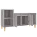 Miniatyrbilde 5 av 10: vidaXL TV-benk grå sonoma 100x35x55 cm konstruert tre