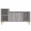 Miniatyrbilde 6 av 10: vidaXL TV-benk grå sonoma 100x35x55 cm konstruert tre