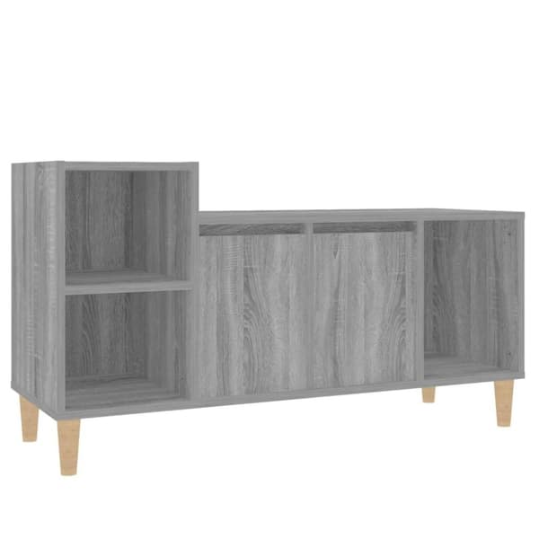 vidaXL TV-benk grå sonoma 100x35x55 cm konstruert tre