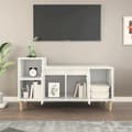 Miniatyrbilde 3 av 10: vidaXL TV-benk hvit 100x35x55 cm konstruert tre