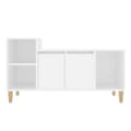 Miniatyrbilde 5 av 10: vidaXL TV-benk hvit 100x35x55 cm konstruert tre