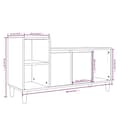 Miniatyrbilde 9 av 10: vidaXL TV-benk hvit 100x35x55 cm konstruert tre