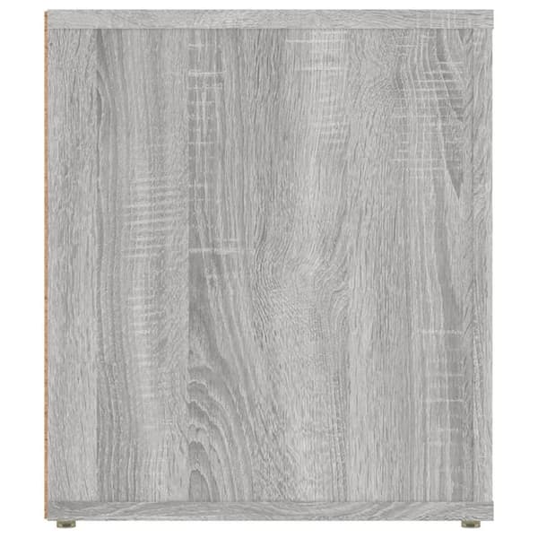 vidaXL TV-benk grå sonoma 100x35x40 cm konstruert tre