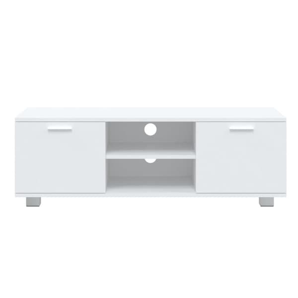 vidaXL TV-benk hvit 120x40,5x35 cm konstruert tre