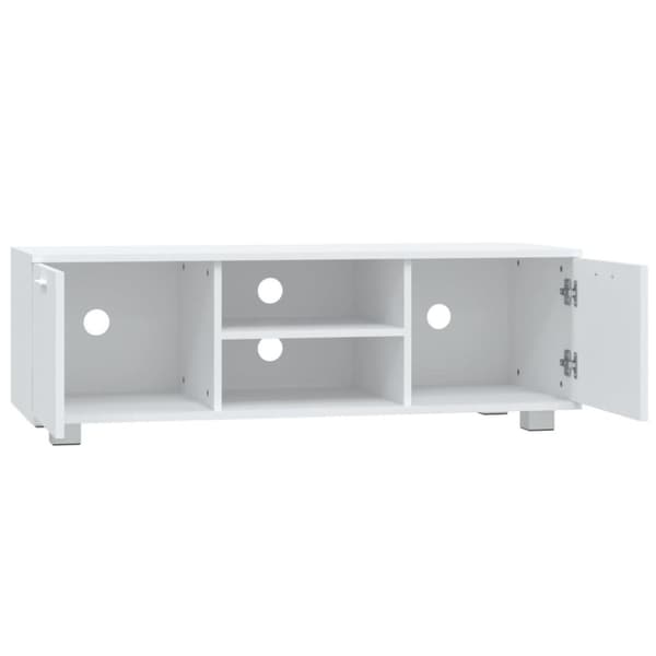 vidaXL TV-benk hvit 120x40,5x35 cm konstruert tre