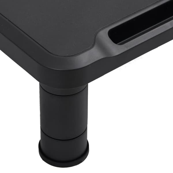 vidaXL Monitorstativ svart 38x24x10,5 cm