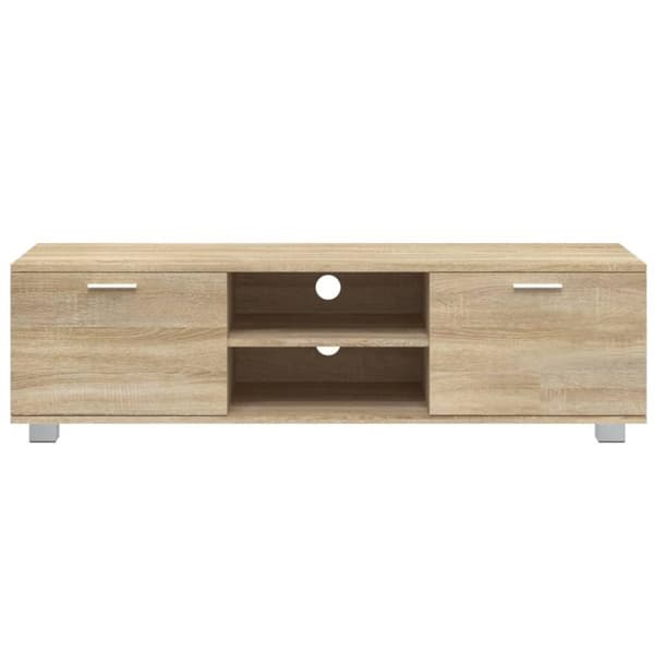 vidaXL Tv-bänk sonama-ek 140x40,5x35 cm konstruerat trä