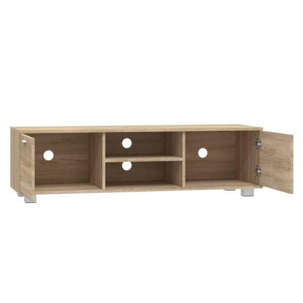 vidaXL Tv-bänk sonama-ek 140x40,5x35 cm konstruerat trä