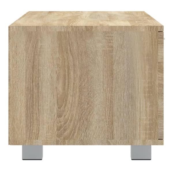 vidaXL Tv-bänk sonama-ek 140x40,5x35 cm konstruerat trä