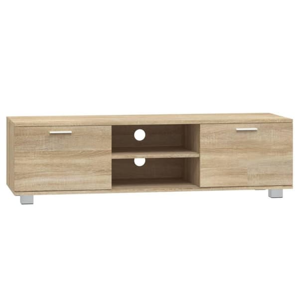 vidaXL Tv-bänk sonama-ek 140x40,5x35 cm konstruerat trä