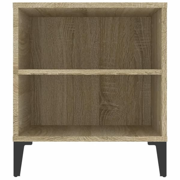 vidaXL TV-benk sonoma eik 102x44,5x50 cm konstruert tre