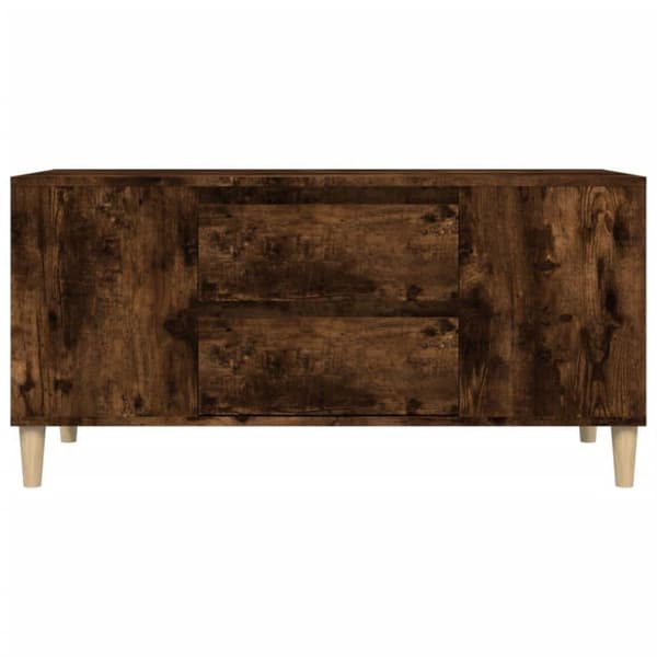 vidaXL TV-benk røkt eik 102x44,5x50 cm konstruert tre