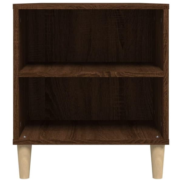 vidaXL TV-benk brun eik 102x44,5x50 cm konstruert tre