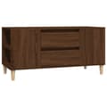 Miniatyrbilde 1 av 11: vidaXL TV-benk brun eik 102x44,5x50 cm konstruert tre