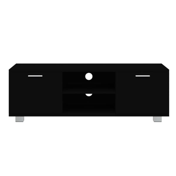 vidaXL TV-benk svart 120x40,5x35 cm konstruert tre
