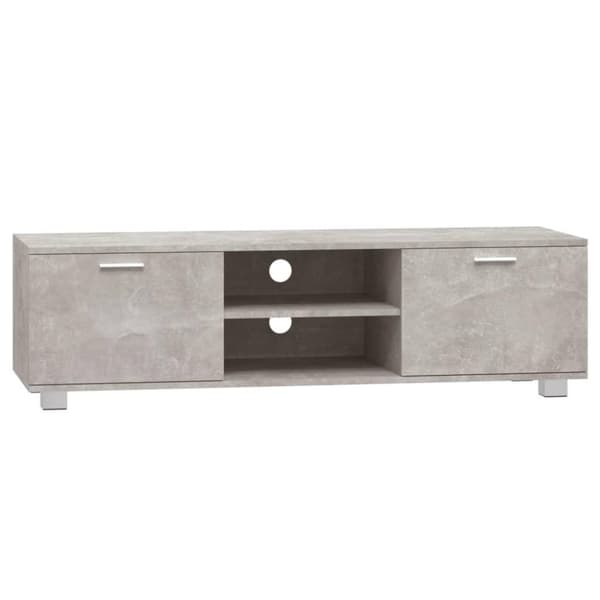 vidaXL TV-benk betonggrå 140x40,5x35 cm konstruert tre