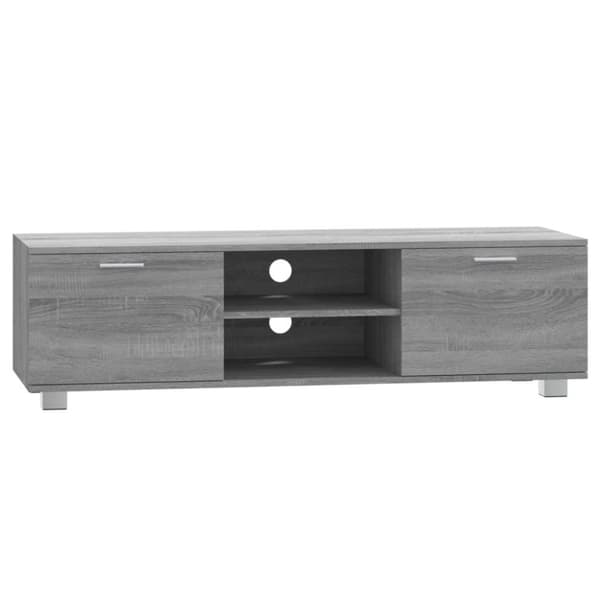 vidaXL TV-benk grå sonoma 140x40,5x35 cm konstruert tre