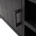 Miniatyrbild 7 av 11: vidaXL Tv-bänk svart 90x30x40 cm massiv furu