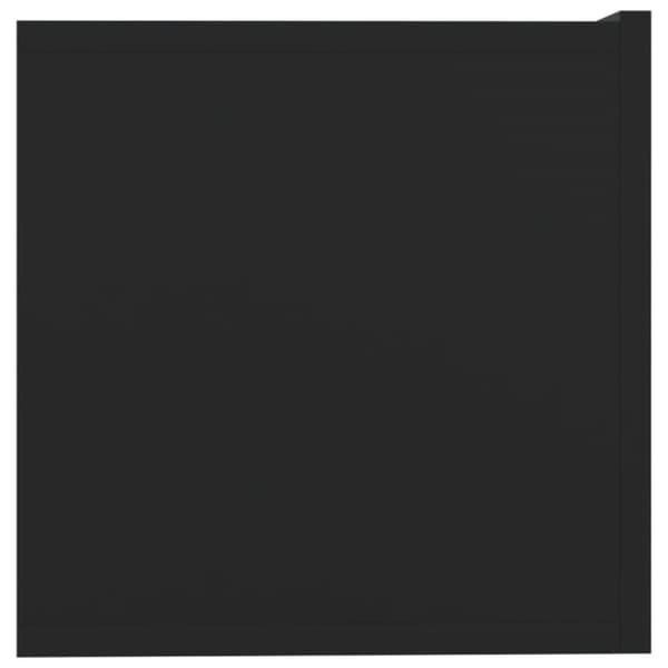 vidaXL TV-benker 2 stk svart 80x30x30 cm konstruert tre