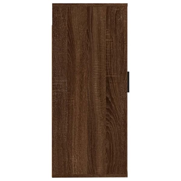 vidaXL væghængt tv-skab 40x34,5x80 cm brun egetræ
