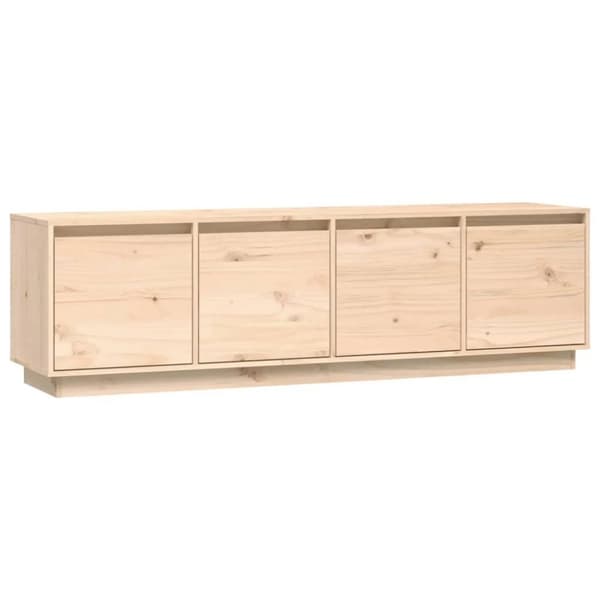 vidaXL tv-bord 156x37x45 cm massivt fyrretræ