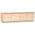 Miniatyrbillede 3 af 11: vidaXL tv-bord 156x37x45 cm massivt fyrretræ