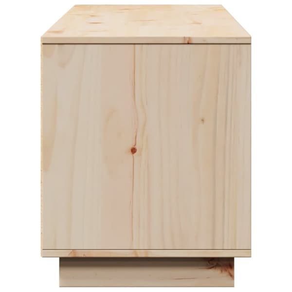 vidaXL tv-bord 156x37x45 cm massivt fyrretræ