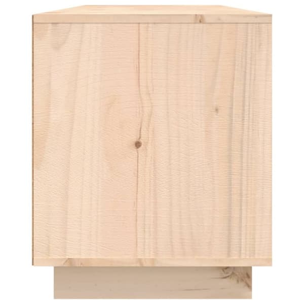 vidaXL tv-bord 156x37x45 cm massivt fyrretræ