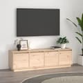 Miniatyrbillede 2 af 11: vidaXL tv-bord 156x37x45 cm massivt fyrretræ
