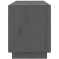 Miniatyrbillede 7 af 11: vidaXL tv-bord 176x37x47,5 cm massivt fyrretræ grå