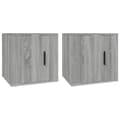Pikkukuva 2 / 11: vidaXL Seinäkiinnitettävät TV-tasot 2 kpl harmaa Sonoma 40x34,5x40 cm