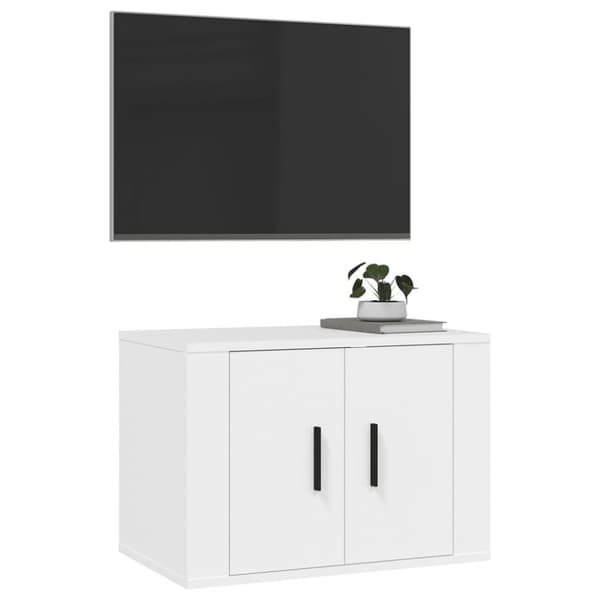 vidaXL væghængt tv-skab 57x34,5x40 cm hvid