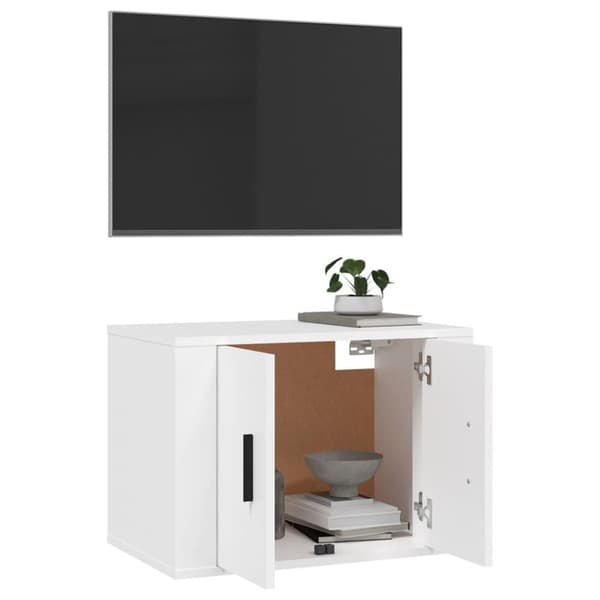 vidaXL væghængt tv-skab 57x34,5x40 cm hvid
