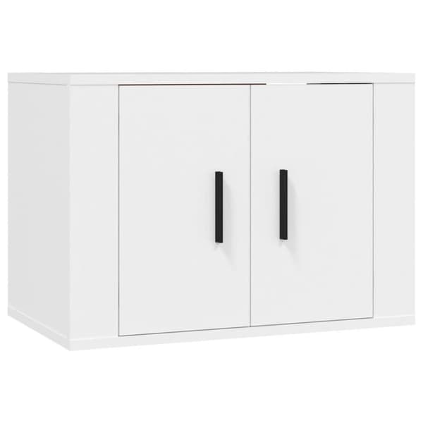 vidaXL væghængt tv-skab 57x34,5x40 cm hvid