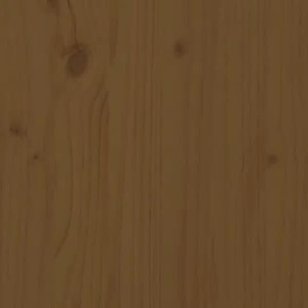 vidaXL tv-bord 156x40x40 cm massivt fyrretræ gyldenbrun