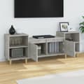 Miniatyrbillede 3 af 11: vidaXL tv-bord 160x35x55 cm konstrueret træ betongrå
