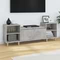 Miniatyrbillede 11 af 11: vidaXL tv-bord 160x35x55 cm konstrueret træ betongrå