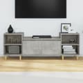 Miniatyrbillede 2 af 11: vidaXL tv-bord 160x35x55 cm konstrueret træ betongrå