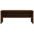 Miniatyrbillede 5 af 8: vidaXL tv-bord 100x40x40 cm konstrueret træ brun egetræsfarve