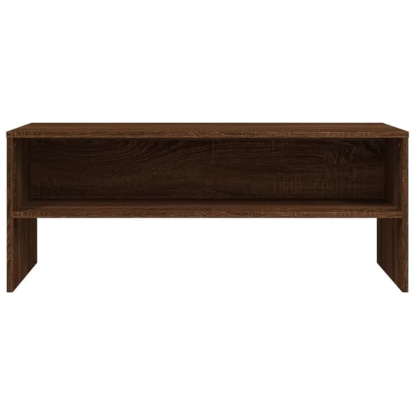 vidaXL tv-bord 100x40x40 cm konstrueret træ brun egetræsfarve