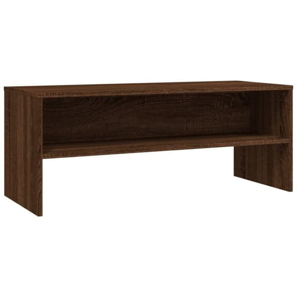 vidaXL tv-bord 100x40x40 cm konstrueret træ brun egetræsfarve