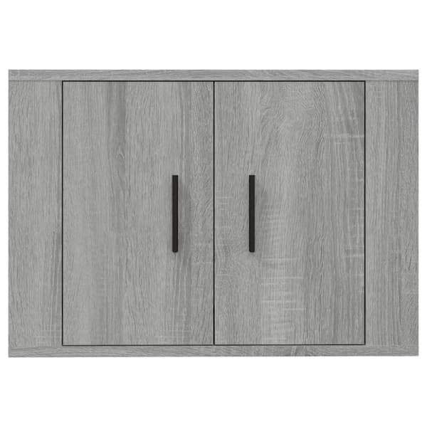 vidaXL væghængt tv-skab 57x34,5x40 cm grå sonoma-eg