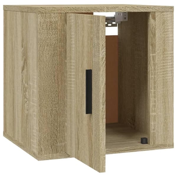 vidaXL væghængt tv-skab 40x34,5x40 cm sonoma-eg
