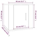 Miniatyrbillede 11 af 11: vidaXL væghængt tv-skab 40x34,5x40 cm sonoma-eg