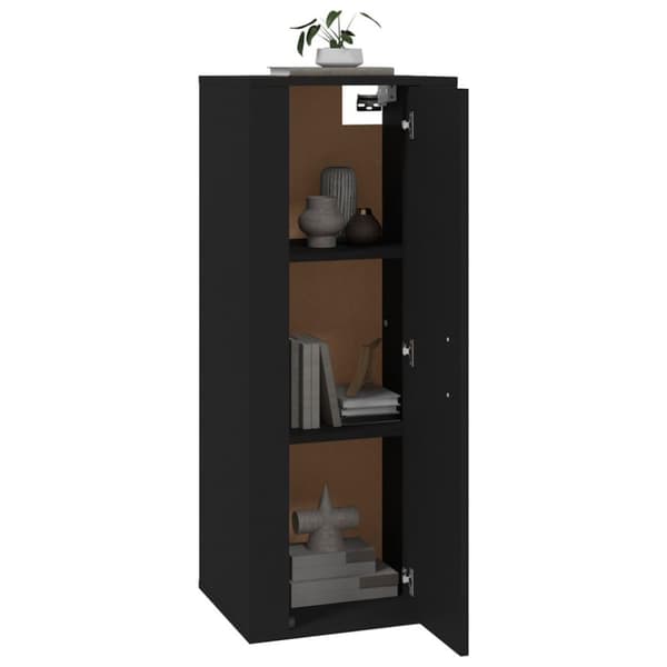 vidaXL væghængt tv-skab 40x34,5x100 cm sort