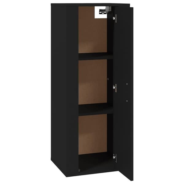 vidaXL væghængt tv-skab 40x34,5x100 cm sort