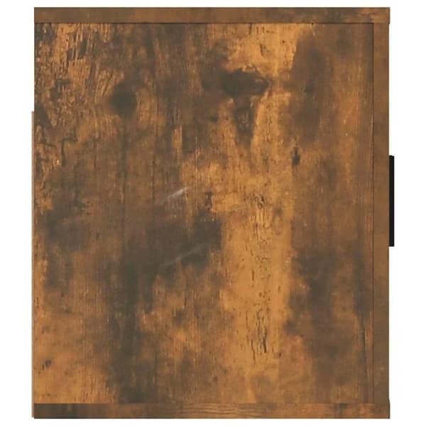 vidaXL Seinäkiinnitettävä TV-taso savutammi 80x34,5x40 cm