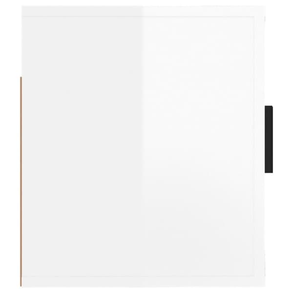 vidaXL væghængt tv-skab 57x34,5x40 cm hvid højglans